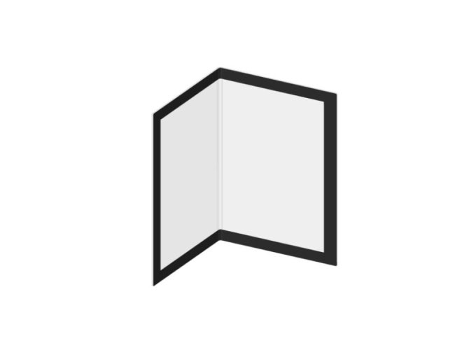 Romotop - Sklo 4x508x367,5-367,5 W 90 Cornea