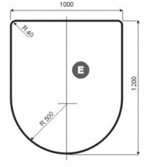 Romotop - Plech pod kamna E